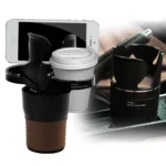 Ρυθμιζόμενη Αναδιπλούμενη Ποτηροθήκη Αυτοκινήτου 5 σε 1 Πολλαπλών Χρήσεων 3 Θέσεων Με Βάση Κινητού & Θέση Για Γυαλιά OEM