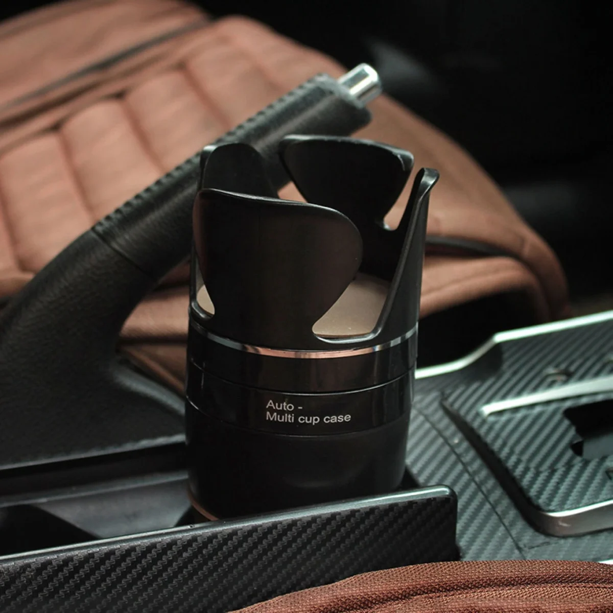 Ρυθμιζόμενη Αναδιπλούμενη Ποτηροθήκη Αυτοκινήτου 5 σε 1 Πολλαπλών Χρήσεων 3 Θέσεων Με Βάση Κινητού & Θέση Για Γυαλιά OEM