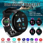 Αδιάβροχο IP67 Smartwatch Ρολόι D18 44mm Activity Tracker Smart Watch