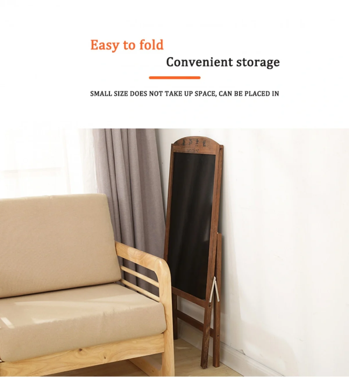 Διαφημιστικός Ξύλινος Φωτιζόμενος Πίνακας LED με Εναλλασσόμενα Χρώματα 110x53εκ