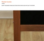 Διαφημιστικός Ξύλινος Φωτιζόμενος Πίνακας LED με Εναλλασσόμενα Χρώματα 110x53εκ