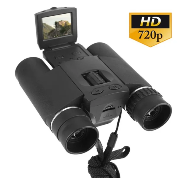 Κυάλια 10x25 Καταγραφικό με Ψηφιακή Κάμερα HD & LCD Οθόνη 1,5" με Focus - Εστίαση & Ρύθμιση Μυωπίας