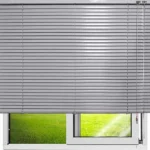 Μεταλλικά Στόρια Σκίασης Αλουμινίου 180x180εκ με Περσίδα 25mm και Μηχανισμό Ρύθμισης Υψους