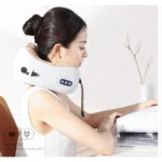 Μασάζ Επαναφορτιζόμενο Ανατομικό Ηλεκτρικό Μαξιλάρι Αυχένα Shiatsu Ταξιδιού USB σε σχήμα U με Θέρμανση & 3 Ταχύτητες