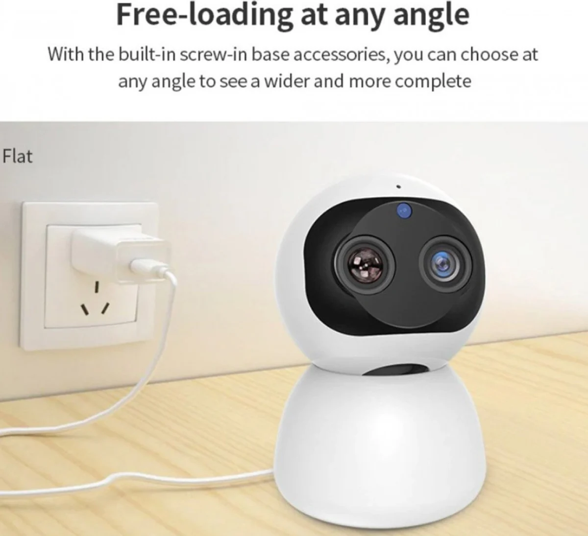 Πανοραμική IP Wi-Fi Κάμερα 2K Android/iOS & Αναγνώριση Προσώπου Andowl Q-S2099 – Λευκό