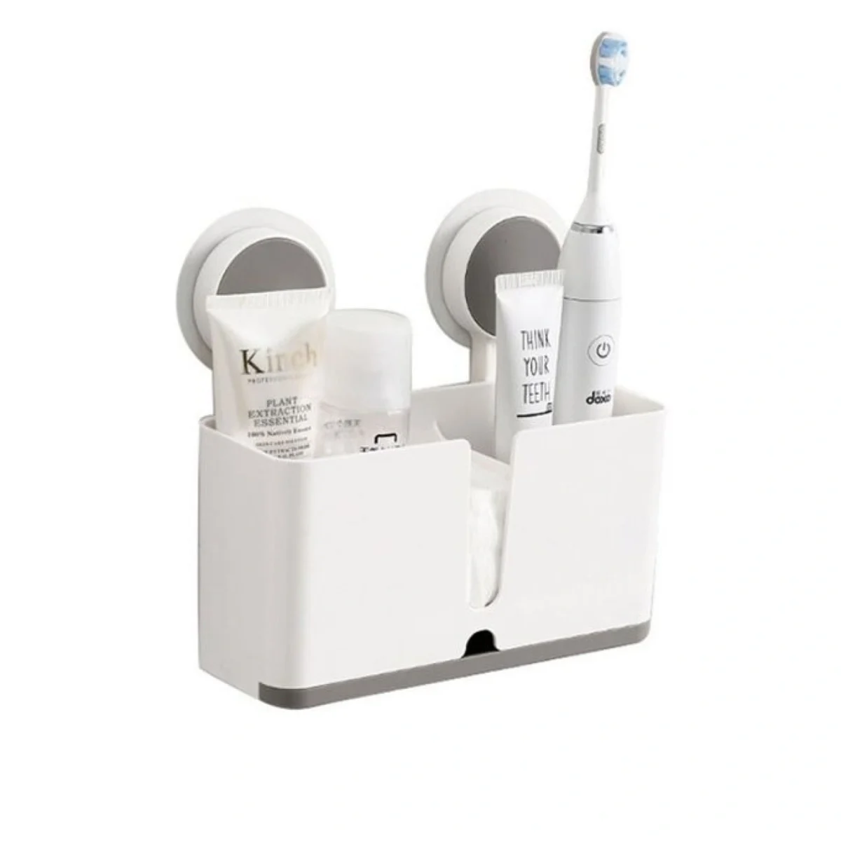 Πλαστική Θήκη Μικροαντικειμένων για το Μπάνιο και την Κουζίνα με Βεντούζες JS185013