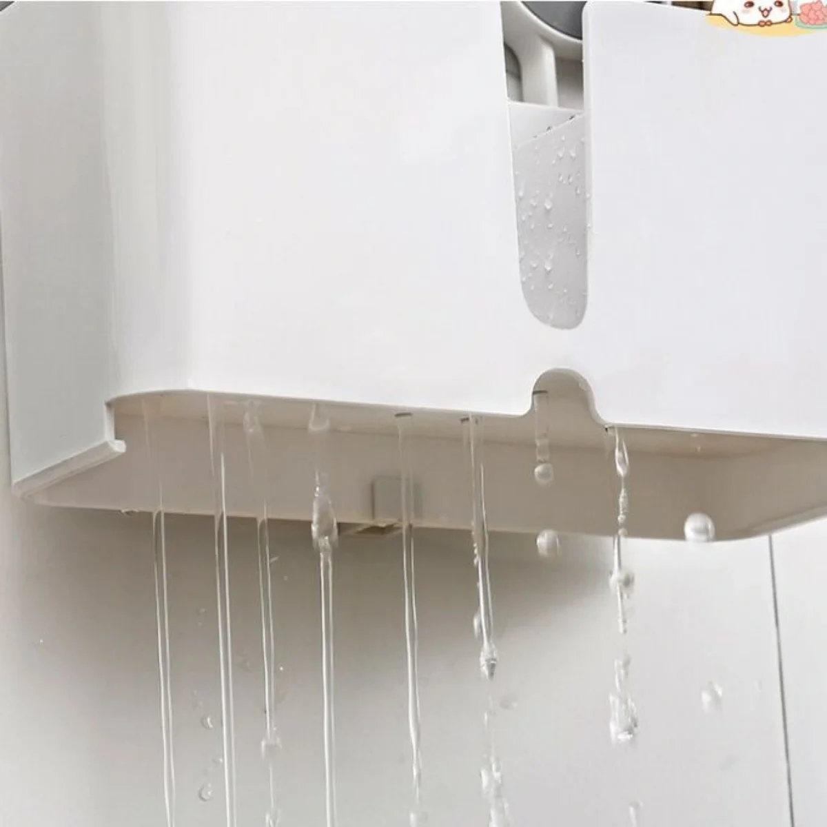 Πλαστική Θήκη Μικροαντικειμένων για το Μπάνιο και την Κουζίνα με Βεντούζες JS185013