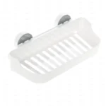 Πλαστικό Βοηθητικό Ράφι για την Κουζίνα και το Μπάνιο - Στήριξη με Βεντούζες JS185021