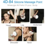 Φορητή Αδιάβροχη Συσκευή για Μασάζ Κεφαλής με 4D Κεφαλές - Καταπολέμηση Τριχόπτωσης - Smart Scalp Massage