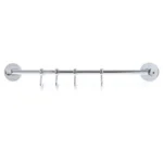 Ανοξείδωτη Κρεμάστρα Μπάνιου με 4 Γαντζάκια 26463