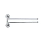 Διπλή Μεταλλική Ράγα Πετσέτας Μπάνιου 26466