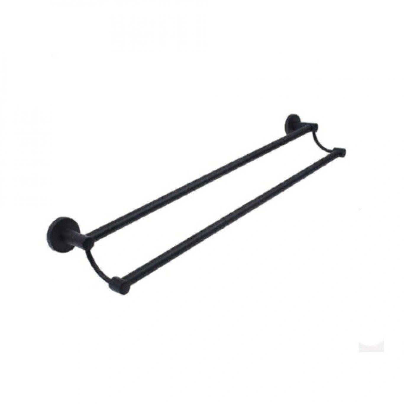 Διπλή Μαύρη Ματ Ράγα Πετσέτας Μπάνιου 26487 Διπλή Μαύρη Ματ Ράγα Πετσέτας Μπάνιου 26487