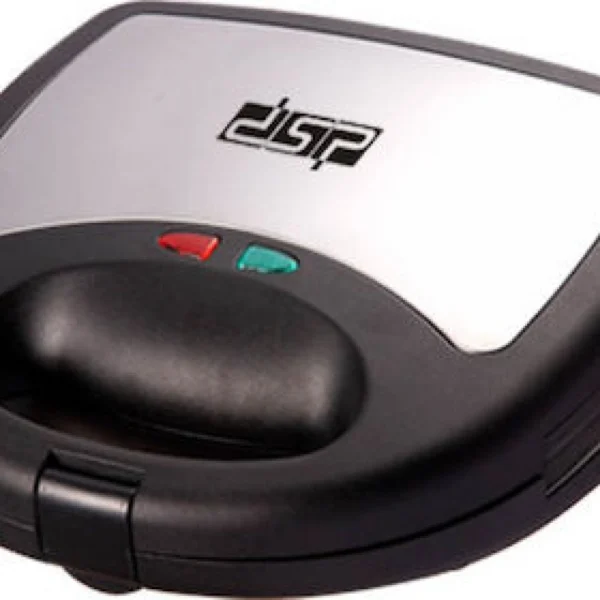 DSP® Τοστιέρα 3 - 1 με Αποσπώμενες Αντικολλητικές Πλάκες για Βάφλες & Γκριλ 750W - Sandwich Maker KC1049 - Inox