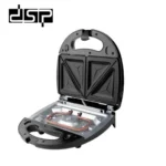 DSP® Τοστιέρα 3 - 1 με Αποσπώμενες Αντικολλητικές Πλάκες για Βάφλες & Γκριλ 750W - Sandwich Maker KC1049 - Inox