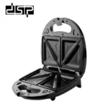 DSP® Τοστιέρα 3 - 1 με Αποσπώμενες Αντικολλητικές Πλάκες για Βάφλες & Γκριλ 750W - Sandwich Maker KC1049 - Inox