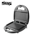 DSP® Τοστιέρα 3 - 1 με Αποσπώμενες Αντικολλητικές Πλάκες για Βάφλες & Γκριλ 750W - Sandwich Maker KC1049 - Inox