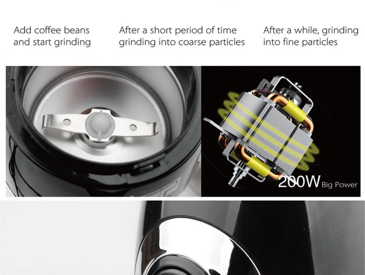 Ηλεκτρικός Μύλος Άλεσης Καφέ 200W DSP® - KA3002A