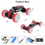 Ακροβατικό 4x4 Τηλεκατευθυνόμενο Αναρριχώμενο Αυτοκίνητο RQ2087 - Off Road Twisting Climbing Rover