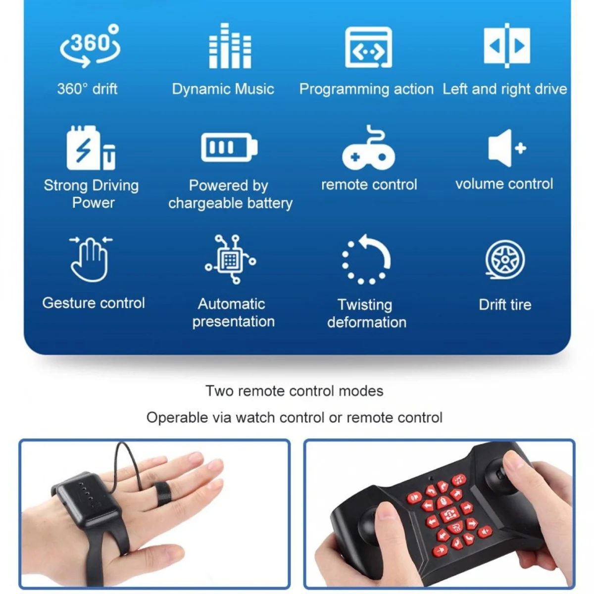 Ακροβατικό 4x4 Τηλεκατευθυνόμενο Αναρριχώμενο Αυτοκίνητο RQ2087 - Off Road Twisting Climbing Rover