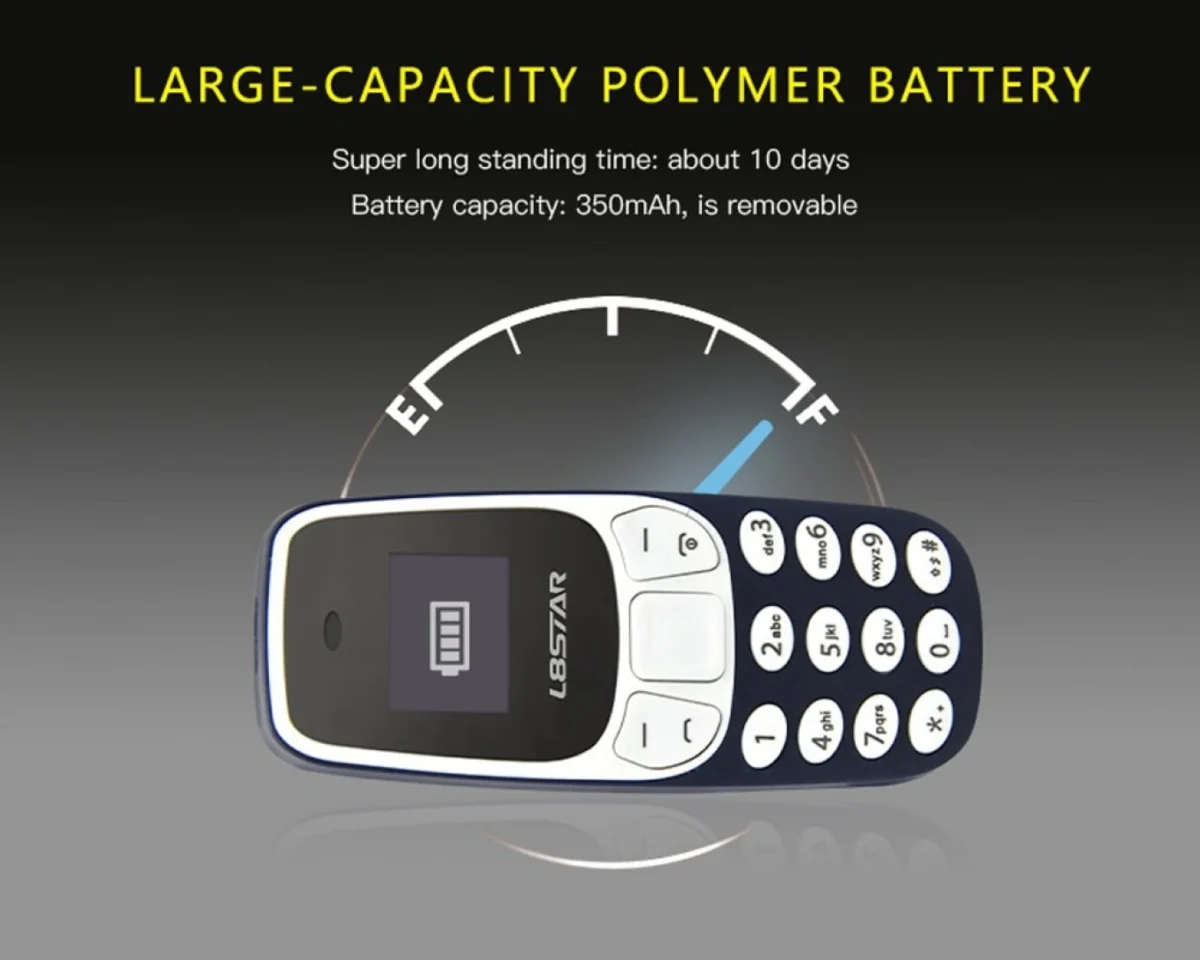 Ultra Mini Κινητό Τηλέφωνο Dual SIM L8star BM10 με Bluetooth & Αλλαγή της Φωνής σας - Mini CellPhone