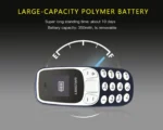 Ultra Mini Κινητό Τηλέφωνο Dual SIM L8star BM10 με Bluetooth & Αλλαγή της Φωνής σας - Mini CellPhone