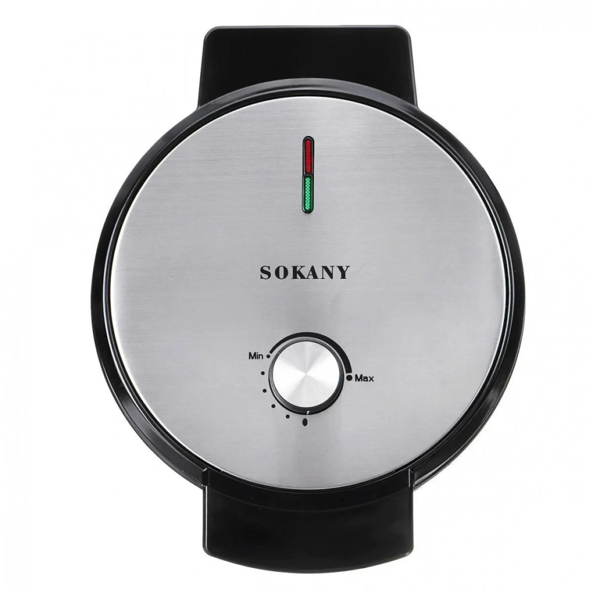 Βαφλιέρα SOKANY KJ-505 1000W με Αντικολλητικές Πλάκες Ψησίματος σε Στρογγυλό Σχήμα Waffle Maker