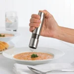 Μεταλλικός Χειροκίνητος Μύλος Άλεσης Πιπεριού-Αλατιού-Μπαχαρικών 15cm