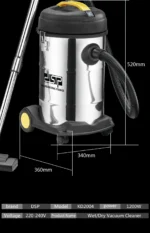 Ηλεκτρική Σκούπα Αναρρόφησης Υγρών - Στερεών 25L - 1200W KD2004 - DSP®