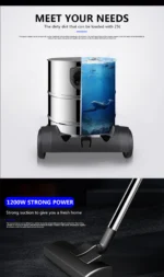 Ηλεκτρική Σκούπα Αναρρόφησης Υγρών - Στερεών 25L - 1200W KD2004 - DSP®