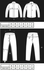 Αδιάβροχο Αντιανεμικό Αντοχής με Αντανακλαστικό για την Μηχανή ή Αγροτικές Δουλειές - Σετ Παντελόνι & Ζακέτα 1688