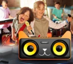 Φορητό Ηχοσύστημα Bluetooth USB/SD Karaoke Με 2 Μικρόφωνα Mp3 Player - Multimedia Speaker Μαύρο SD-305 Μαύρο