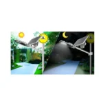 Αυτόνομο Ηλιακό Σύστημα Εξωτερικού Φωτισμού 132 LED 60W με Τηλεχειριστήριο FO-660