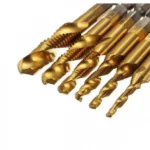 Σετ 6 Τεμαχίων Τρυπάνια HSS με Επικάλυψη Τιτανίου M3-M10