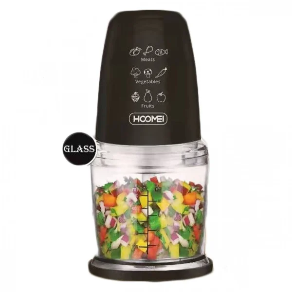 Multi - Πολυκόπτης Hoomei HM-6280Β 260W με Λεπίδες από Ανοξείδωτο Ατσάλι και Δοχείο 500ml