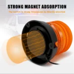 Αδιάβροχος 12V - 24V Μαγνητικός Φάρος Αυτοκινήτου με Μαγνητική Βάση & Στροβοσκοπικό Φώς Led για ΙΧ, Φορτηγό, Ρυμουλκό Σκάφους - Warning Beacon Light