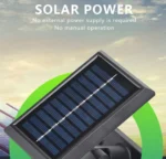 Ηλιακό Αδιάβροχο Φωτιστικό Εξωτερικού Χώρου Προβολέας Κήπου Spot με 6 COB LED SH-1705C - Καρφωτό & Επιτοίχιο - Waterproof Solar Spotlight Lamp