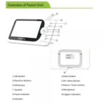 Σύστημα Παρακολούθησης με Κάμερα, Έγχρωμη Οθόνη & Ενδοεπικοινωνία για Μωρά - Υπέρυθρη Όραση - Baby Monitor
