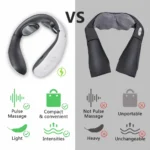 Συσκευή Μασάζ / Ηλεκτροθεραπείας Tens για τον Αυχένα με Ηλεκτρομυϊκή Διέγερση για Ανακούφιση από Πόνους & 3 Διαφορετικές Λειτουργίες Χρήσης