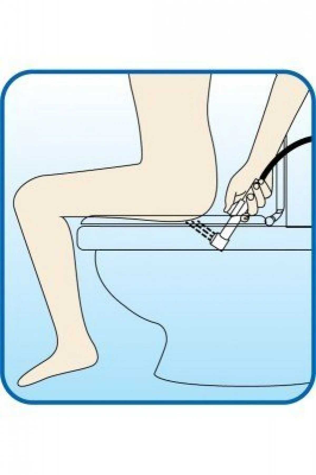 Επιτοίχιο Σετ Μπιντέ για την Λεκάνη της Τουαλέτας