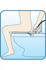 Επιτοίχιο Σετ Μπιντέ για την Λεκάνη της Τουαλέτας