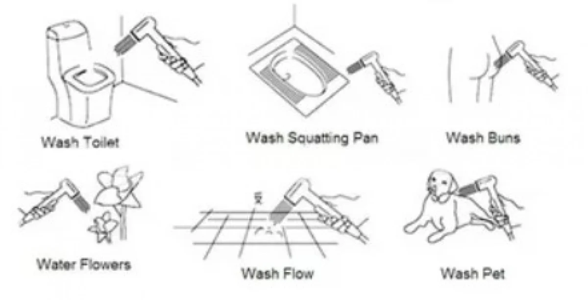 Επιτοίχιο Σετ Μπιντέ για την Λεκάνη της Τουαλέτας