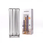 Μεταλλική Βάση για 60 Κάψουλες Καφέ Τύπου Nespresso 13,5x10,5x37cm