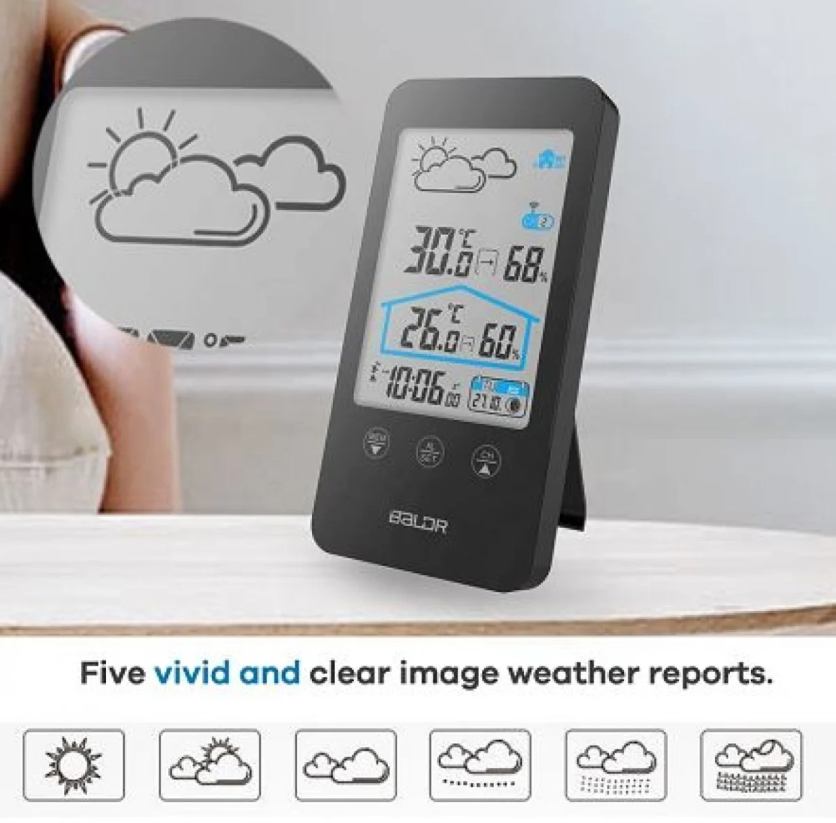 Ψηφιακό Επιτοίχιο Θερμόμετρο Σώματος με Υπέρυθρες Α8-AI Intelligent E