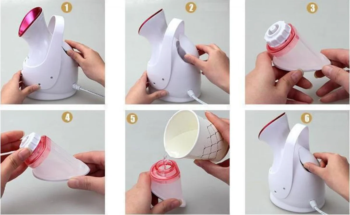 Συσκευή Ενυδάτωσης Καθαρισμού και Περιποίησης Προσώπου Facial Ionic Steamer SHU QIN SQ-518