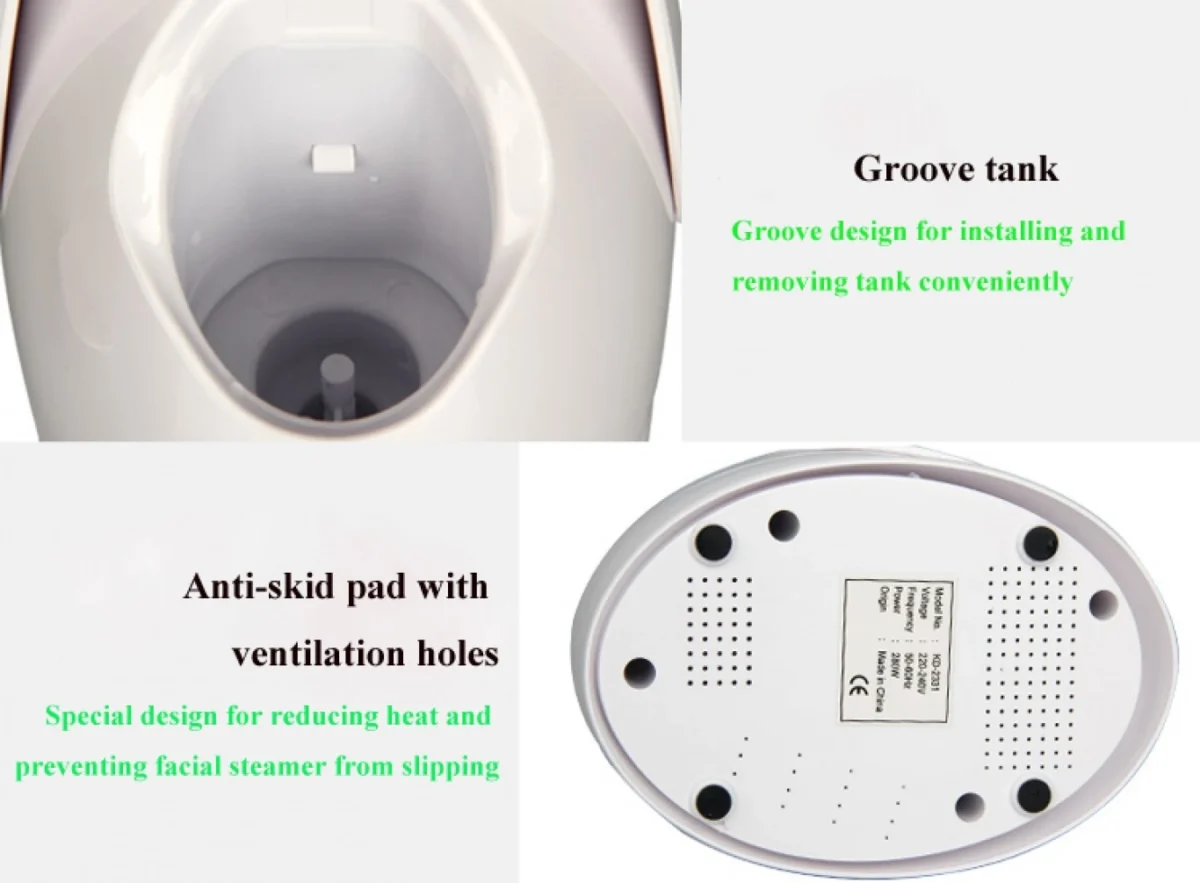 Συσκευή Ενυδάτωσης Καθαρισμού και Περιποίησης Προσώπου Facial Ionic Steamer SHU QIN SQ-518