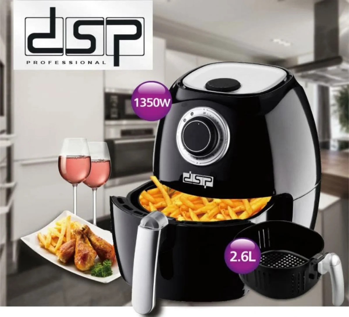 Φριτέζα Αέρος Sokany HB-8009 5.0L 1500w