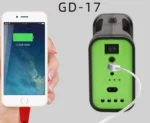 Ηλιακό Σύστημα GD-17 Τριπλού Φωτισμού & Φόρτισης Με Panel, Μπαταρία, Φακό & 3 Λάμπες