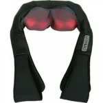 UltraPro Συσκευή με 16 Κεφαλές Shiatsu Μασάζ για Πόνους στην Πλάτη - Αυχένα - Όλου του Σώματος με Υπέρυθρη Ακτινοβολία Μαύρο