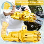 Οχταπλό Όπλο για Άπειρες Σαπουνόφουσκες Πολύχρωμες - Bubble Machine Gun - Συσκευή για Φυσαλίδες Ροζ OEM