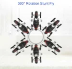 Τηλεκατευθυνόμενη - Ιπτάμενη Μοτοσυκλέτα 2 σε 1 - Flying Motorcycle - Remote Control Quadcopter 2.4ghz 3325 Μπλε